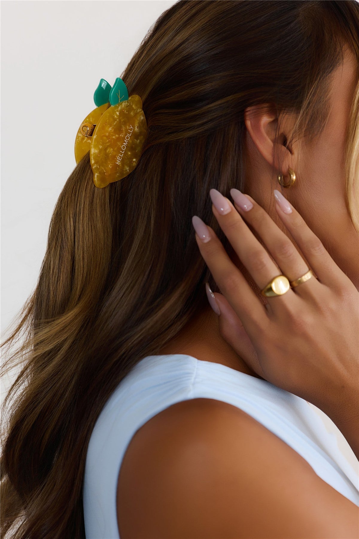 Lemon Claw Clip Yellow