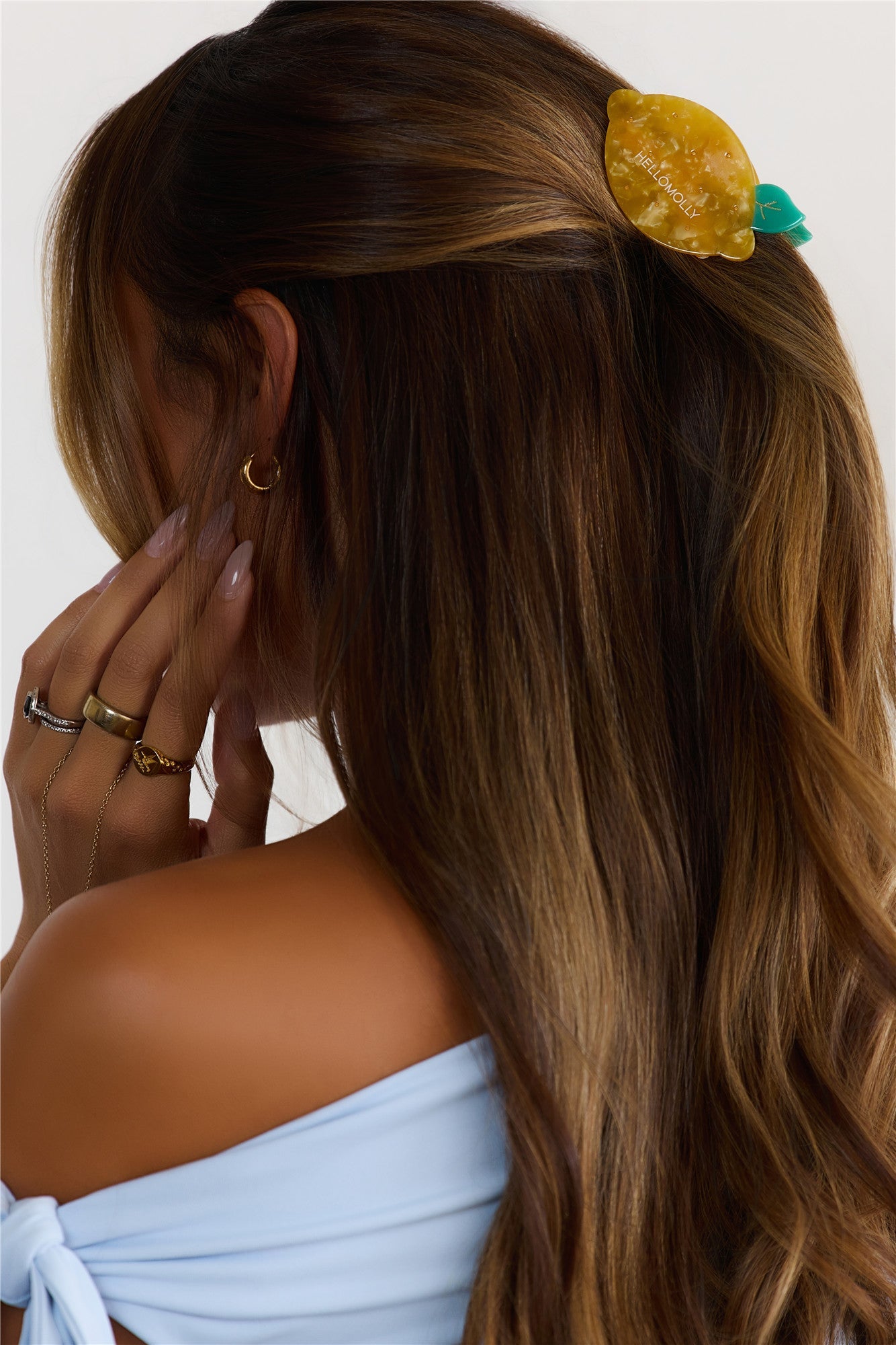 Lemon Claw Clip Yellow