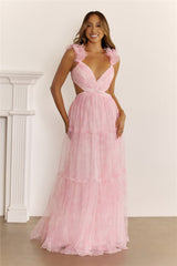 Endless Riviera Maxi Dress Pink