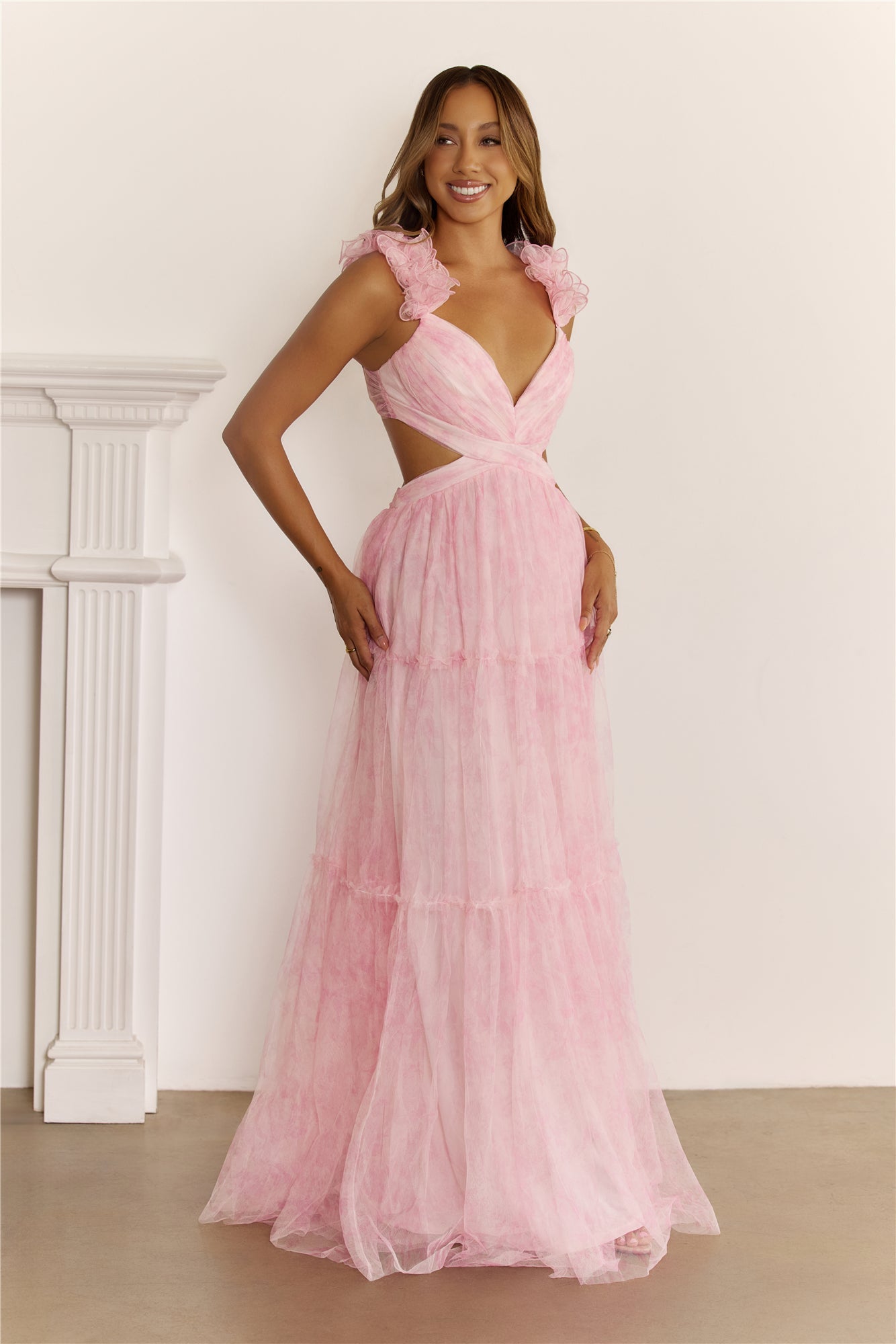 Endless Riviera Maxi Dress Pink