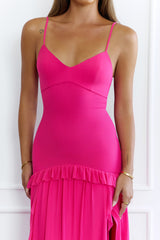 Gardenia Glow Maxi Dress Pink