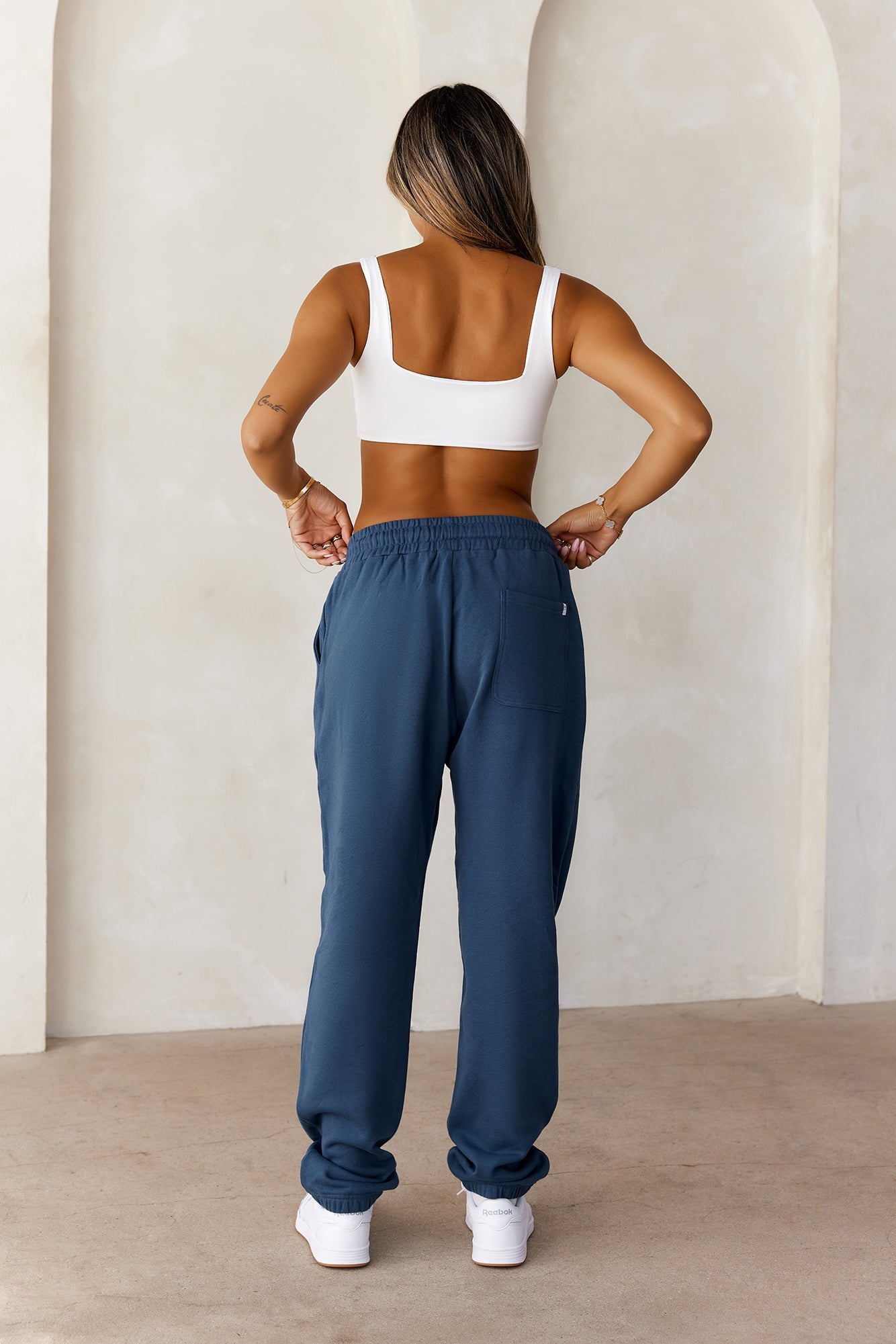 BASE Cuffed Sweatpants Navy