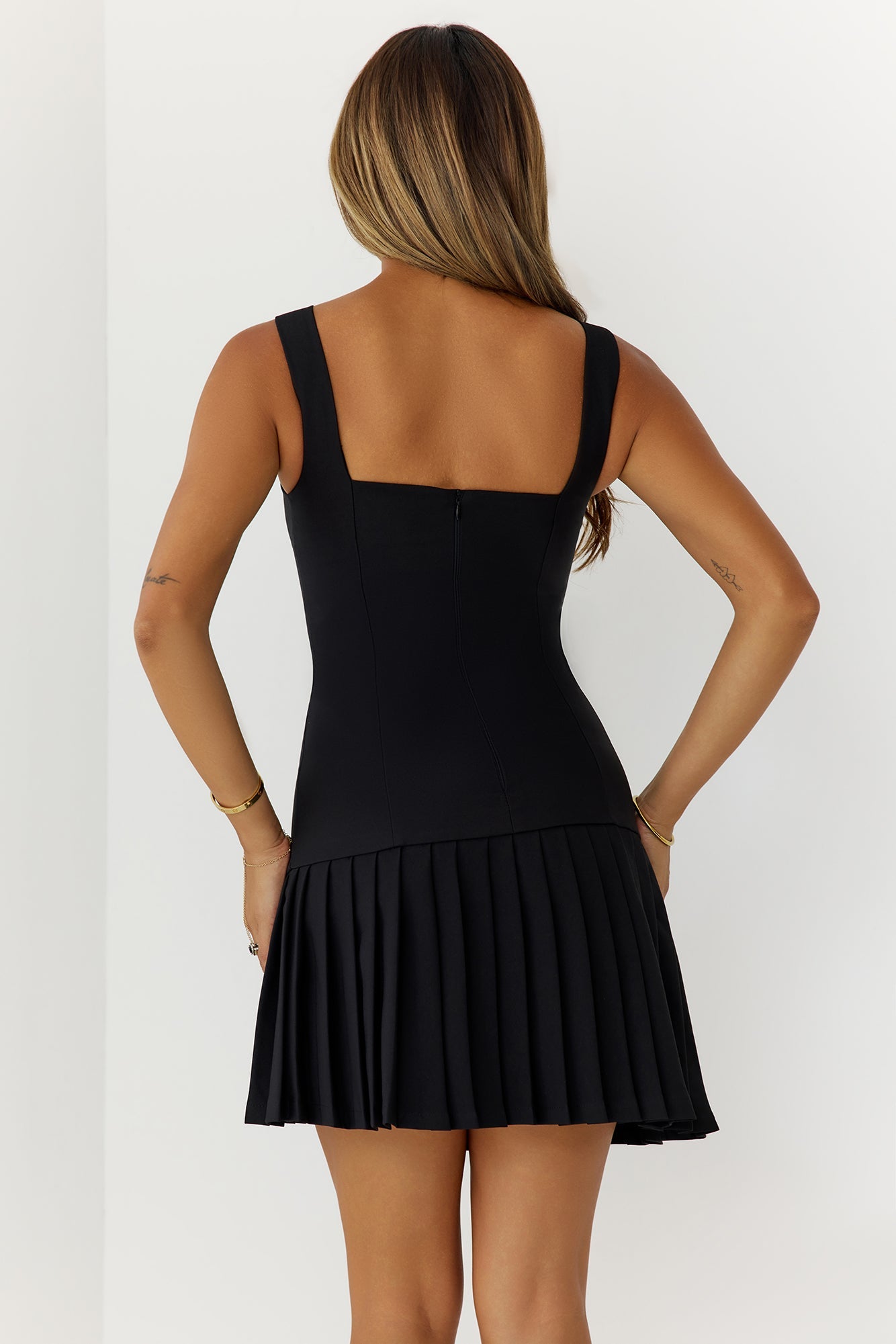 Angelique Mini Dress Black