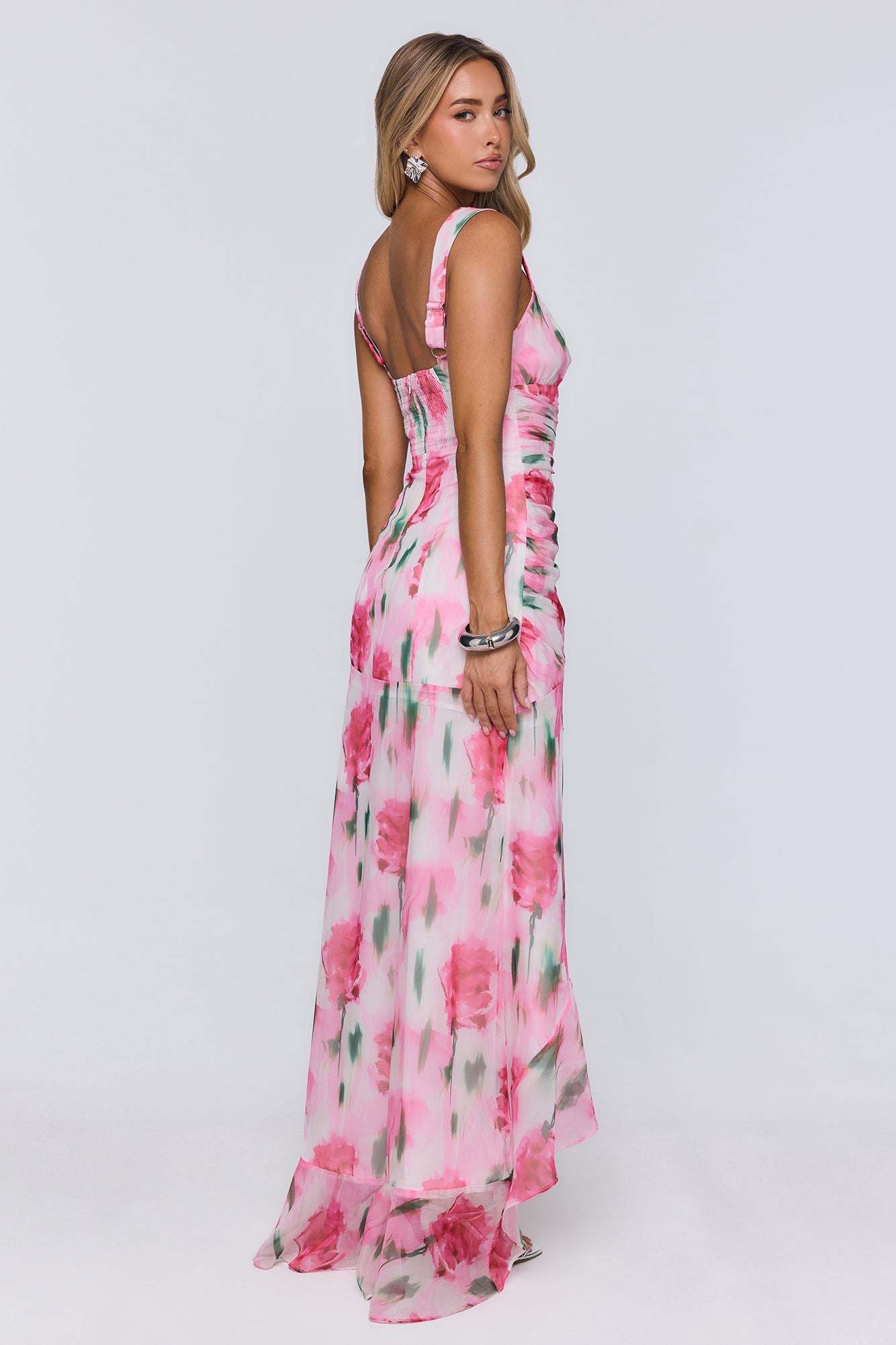 Glow Like A Star Maxi Dress Pink