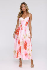 Outfit Says It All Midi Dress Pink