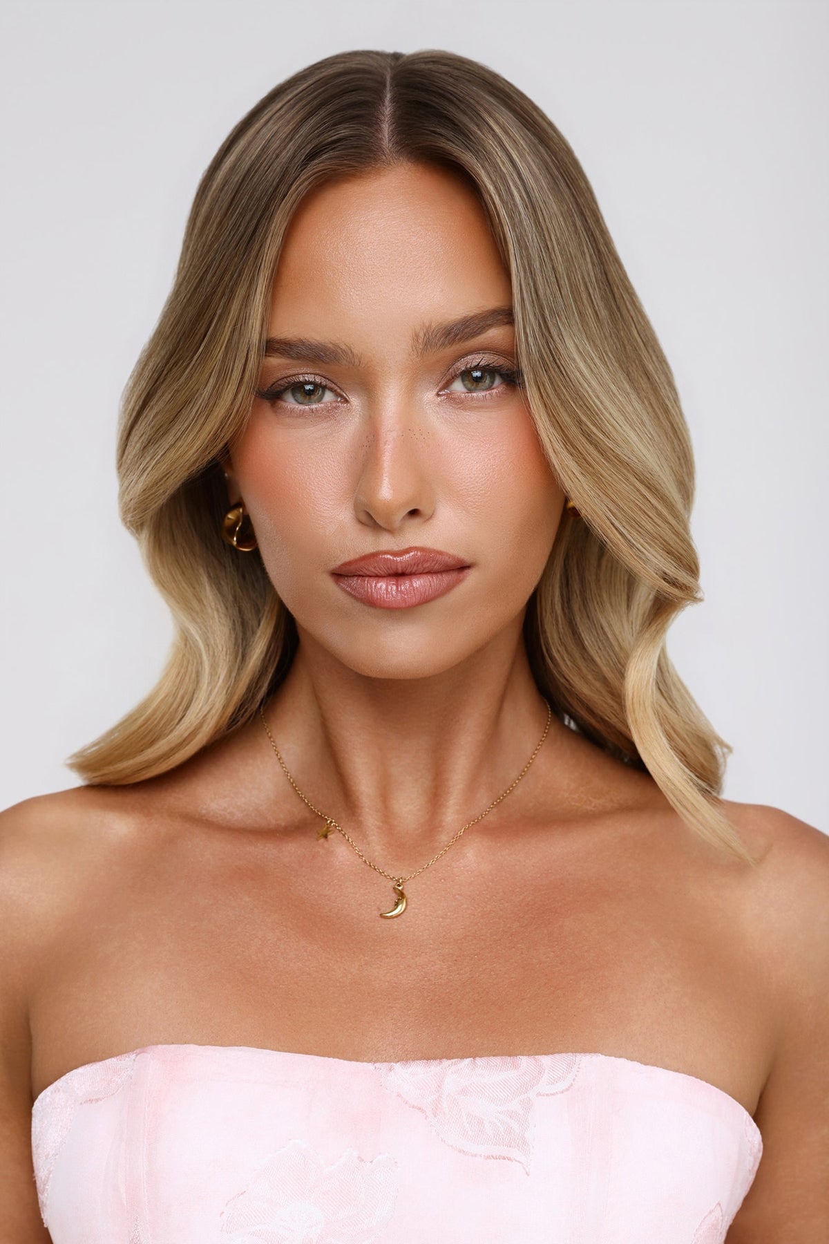 18K Gold Plated Cosmo Swerving Necklace