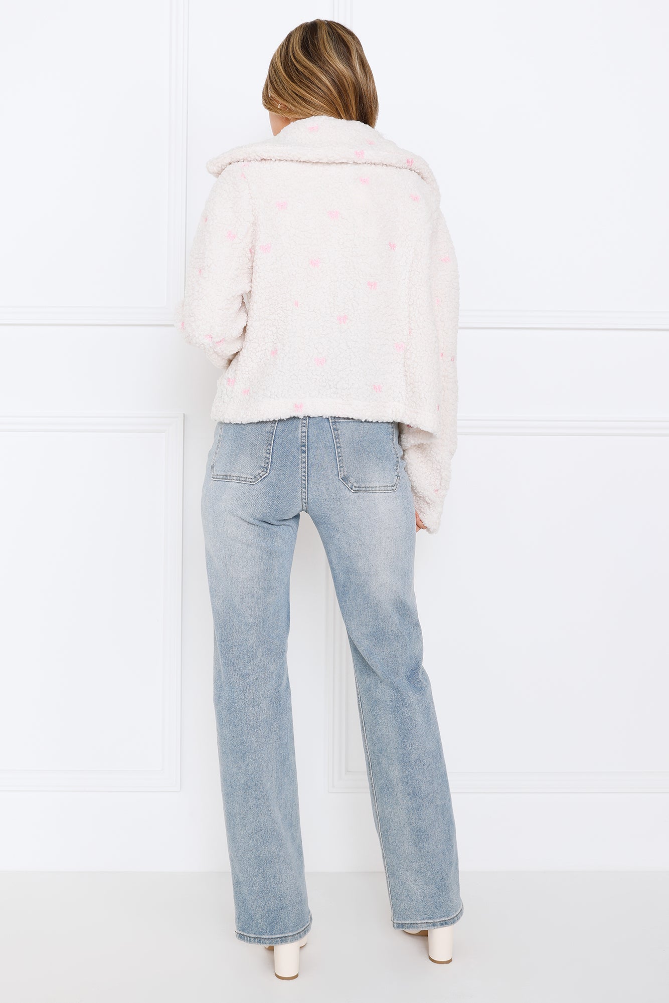 Comfort Style Teddy Jacket Cream