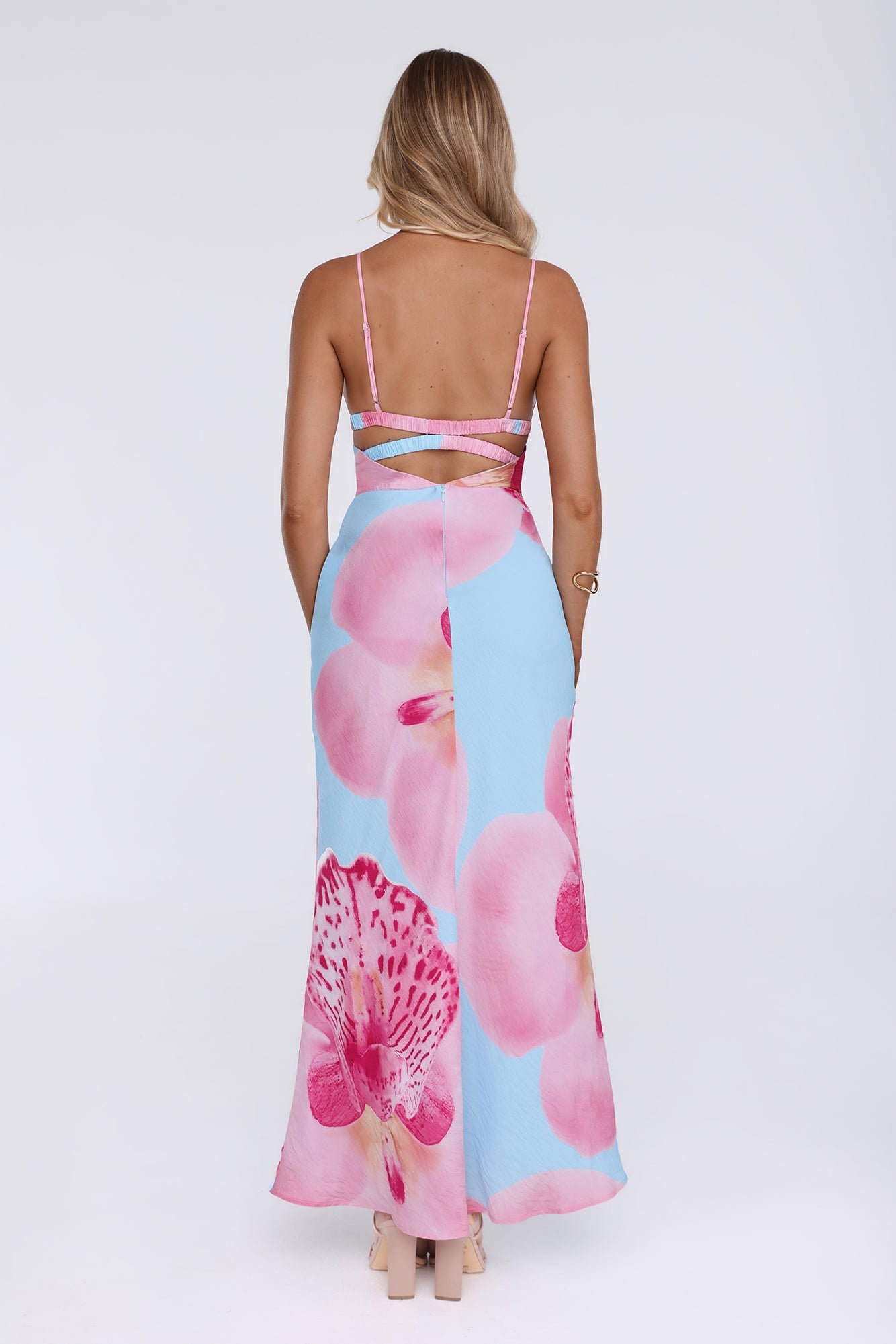 Glow Within Reach Maxi Dress Blue