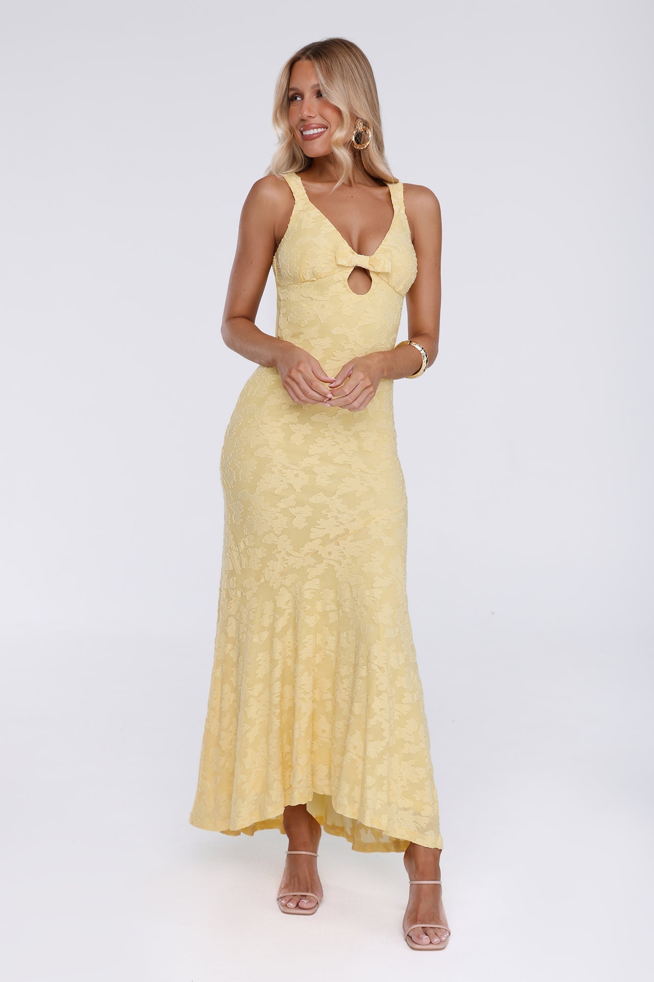 Effortless Glow Maxi Dress Yellow