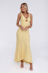 Effortless Glow Maxi Dress Yellow