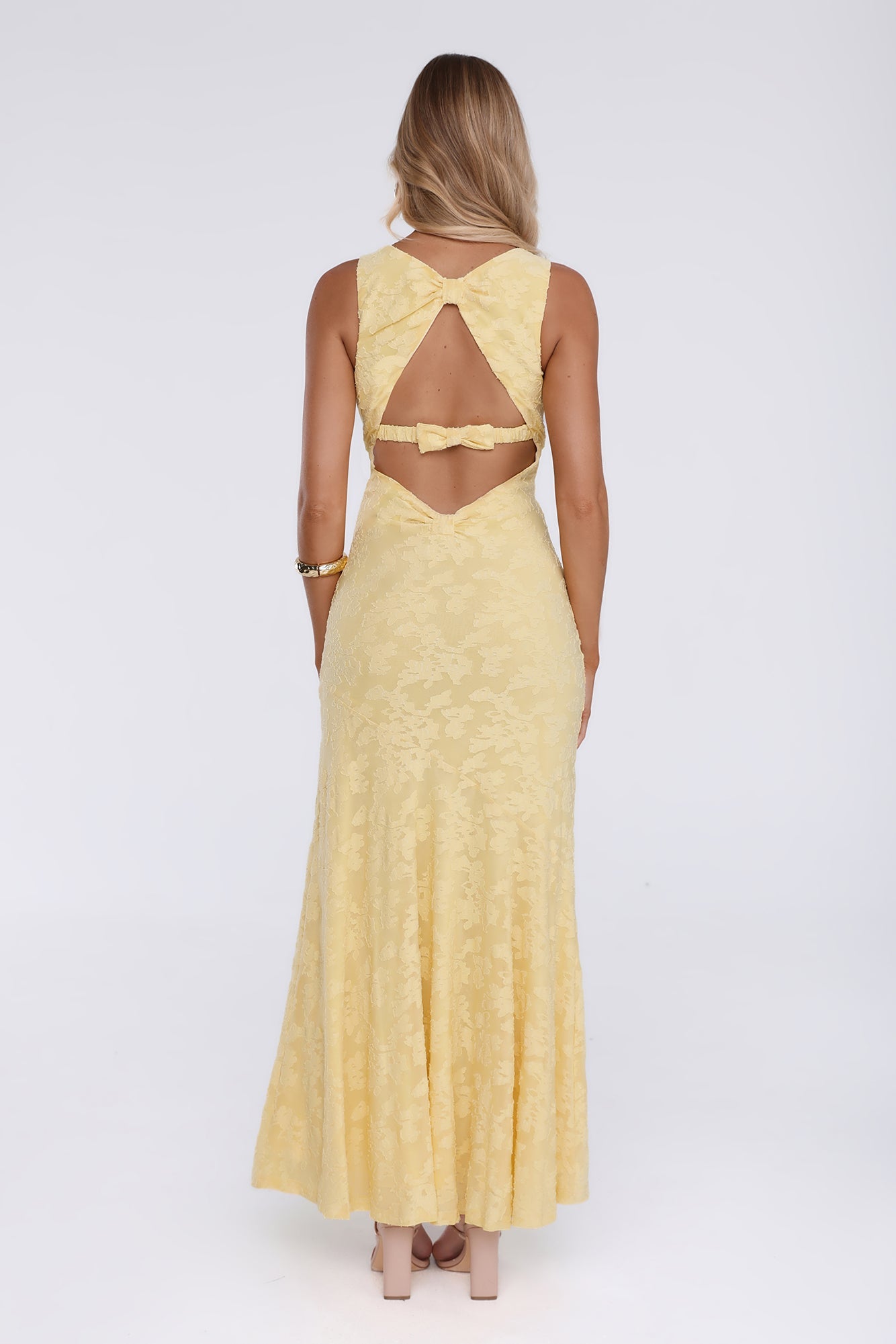 Effortless Glow Maxi Dress Yellow