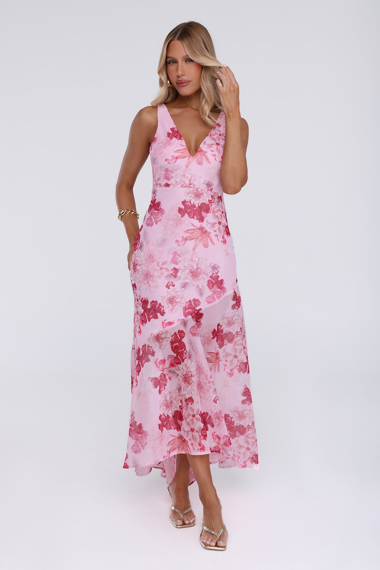 Darling Era Maxi Dress Pink