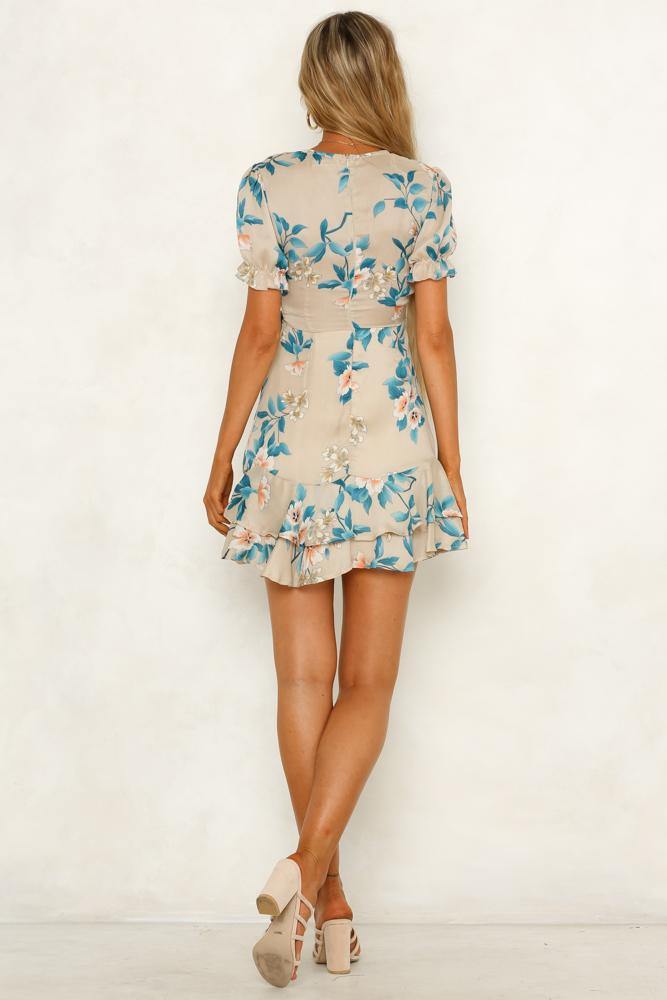 Lead By Example Dress Beige