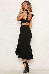 Only On Stage Midi Dress Black