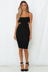 Get The Party Started Dress Black
