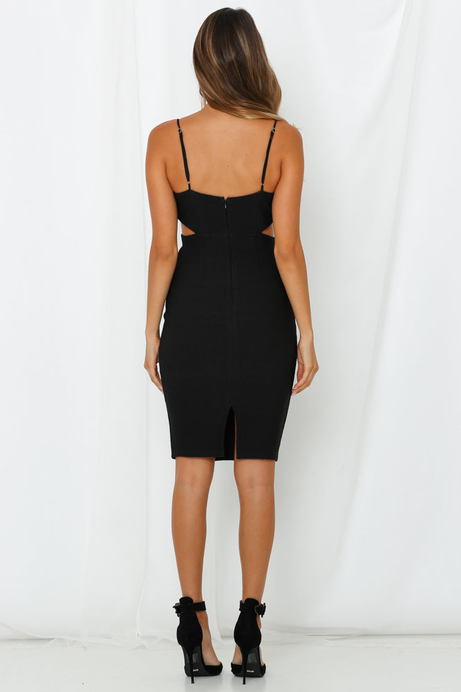 Get The Party Started Dress Black