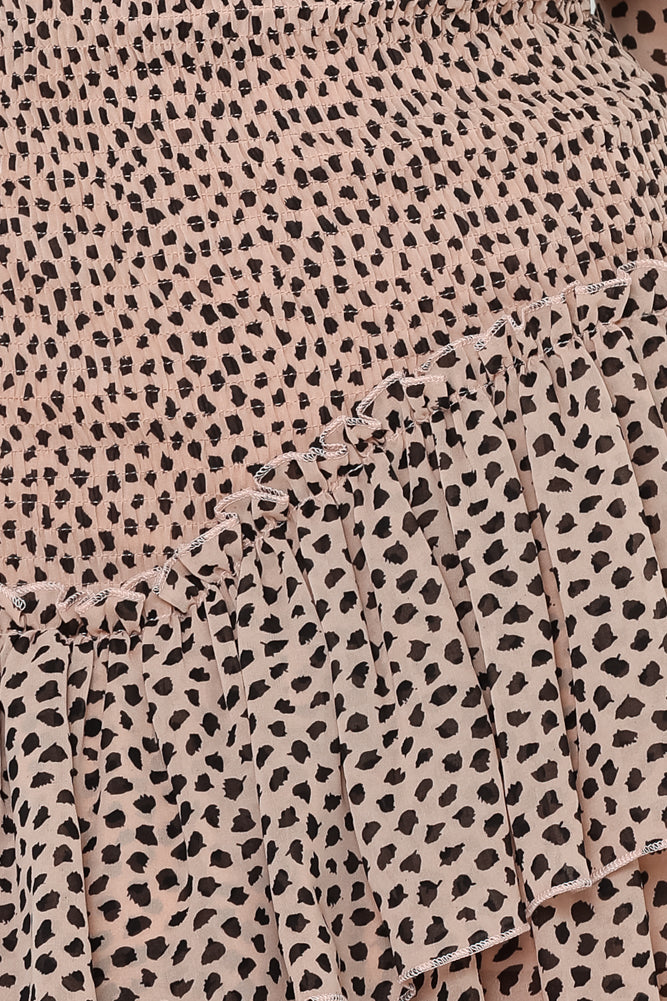 Don't Take It Personal Dress Beige