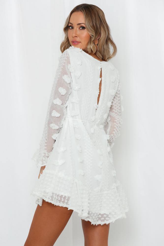 Finally Home Dress White