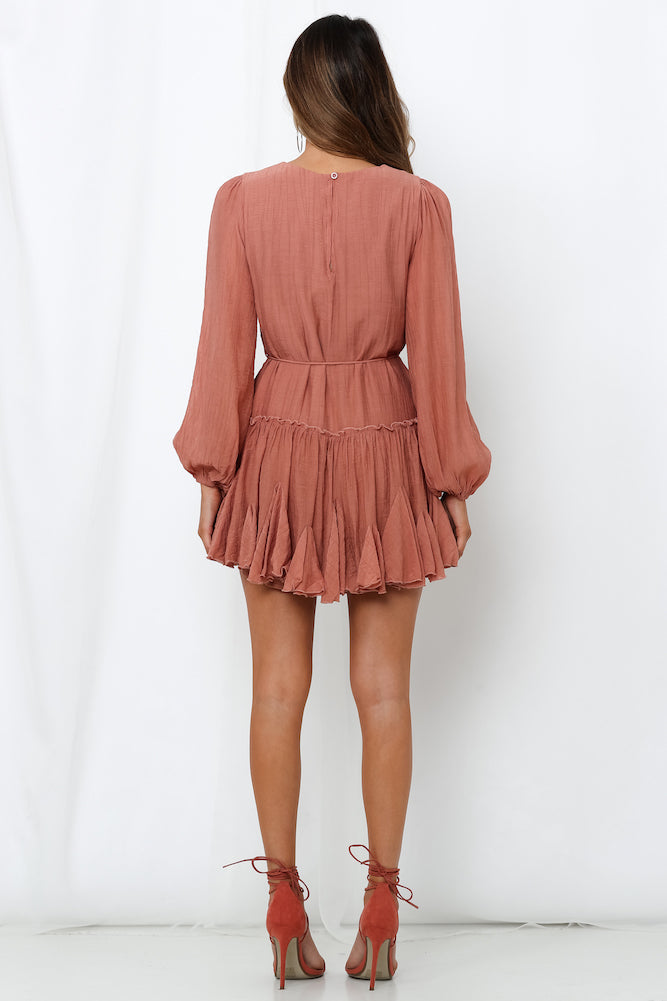Once In A Blue Moon Dress Rose