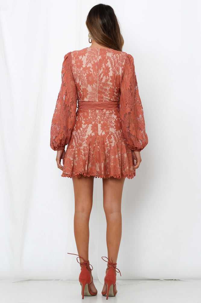 Elevated Angels Dress Rose