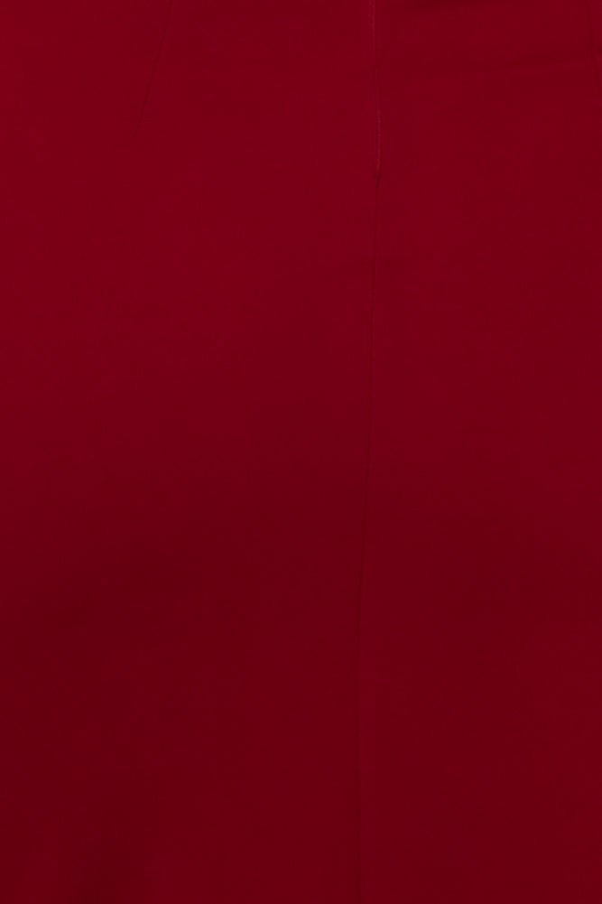 HELLO MOLLY Taking It Back Dress Maroon