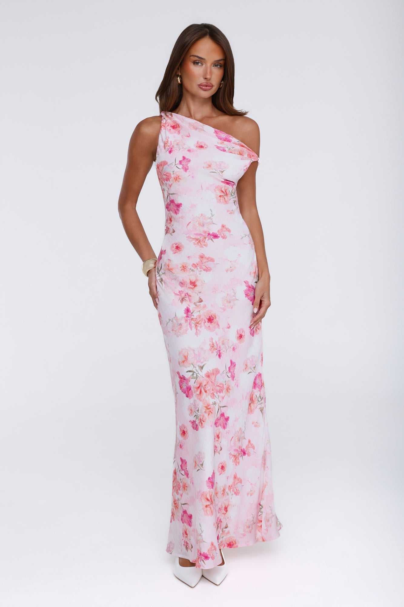 Flowers In the Sun Maxi Dress Pink