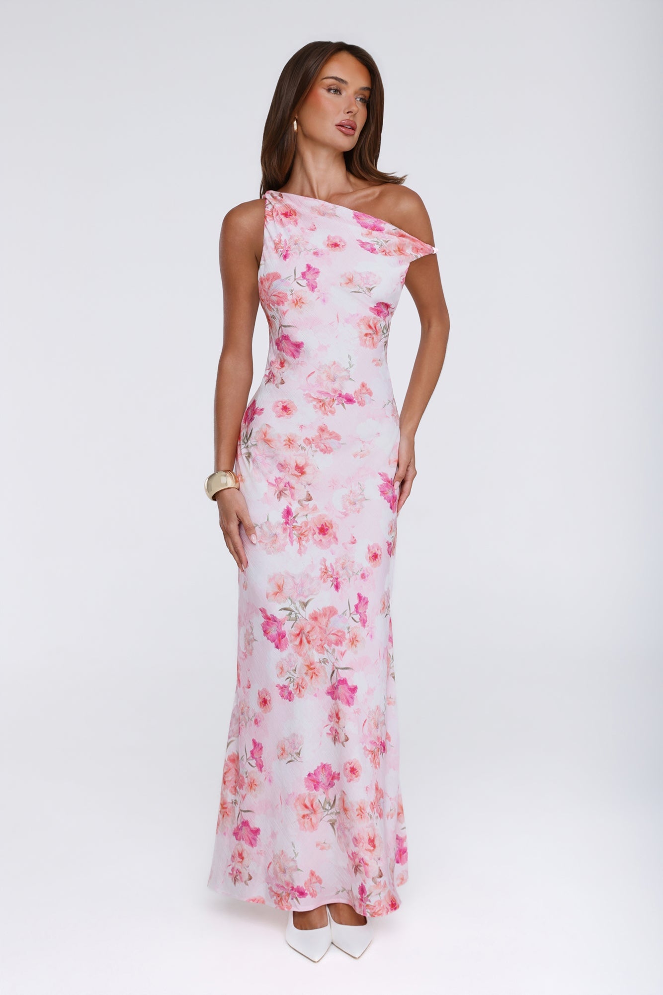 Flowers In the Sun Maxi Dress Pink