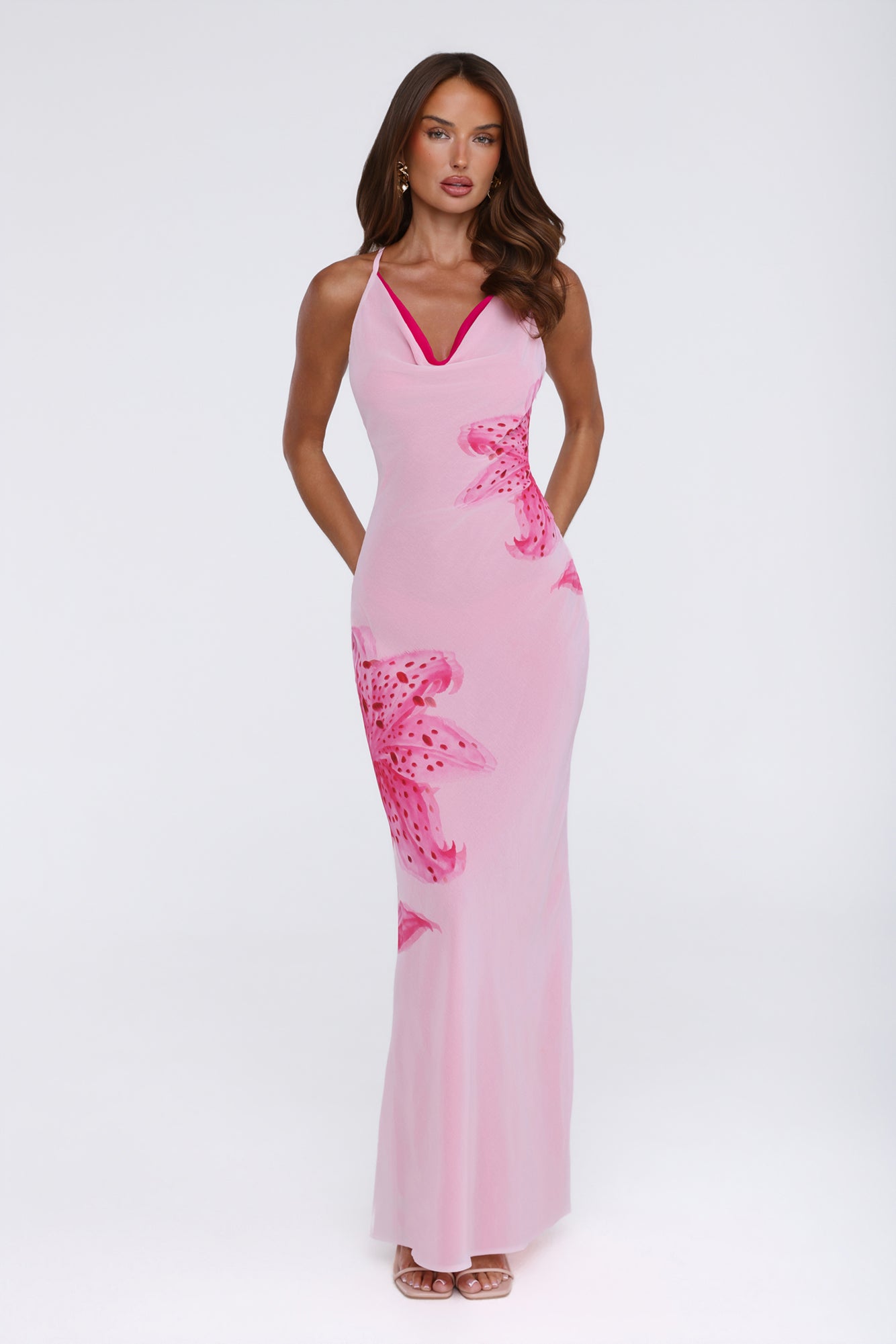 Lily Glowspell Maxi Dress Pink