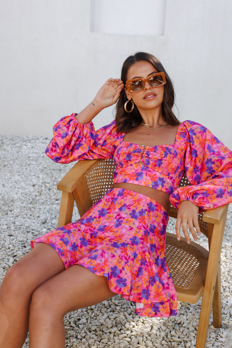 Head Over Heels Crop Floral
