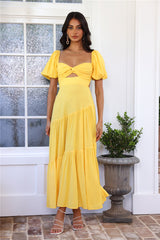 Daytime Dance Maxi Dress Yellow