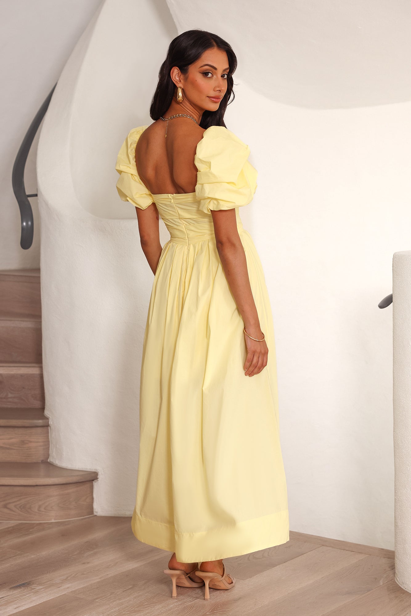 Birthday Picnic Maxi Dress Yellow