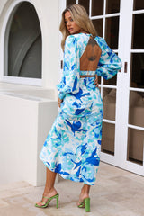 Follow Your Dreams Maxi Dress Blue