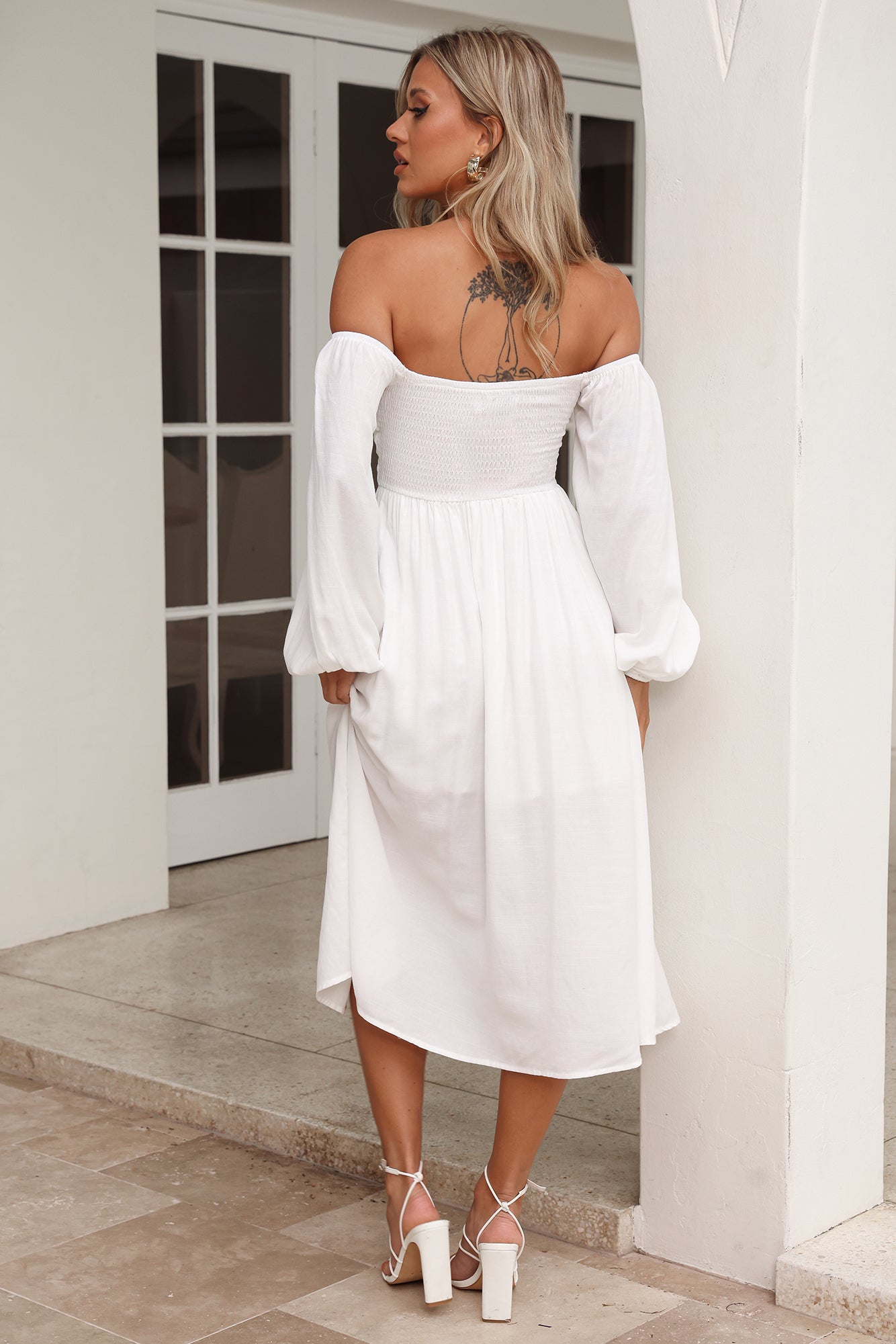 Fun Lover Midi Dress White