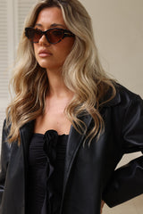 BANBE The Hadid Sunglasses Amber Tort Caramel