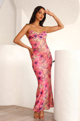 Be The Best Mesh Maxi Dress Pink