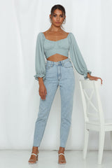 LEE High Moms Jeans Real Blue