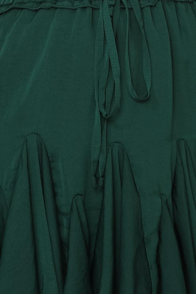 Live For Danger Skirt Forest Green