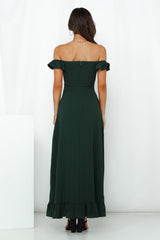 HELLO MOLLY Sweeter Than Honey Maxi Dress Green