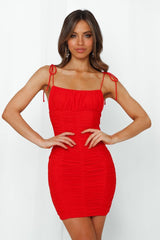 Love Comes Free Dress Red