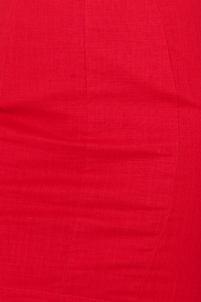 New Vestige Mini Dress Red