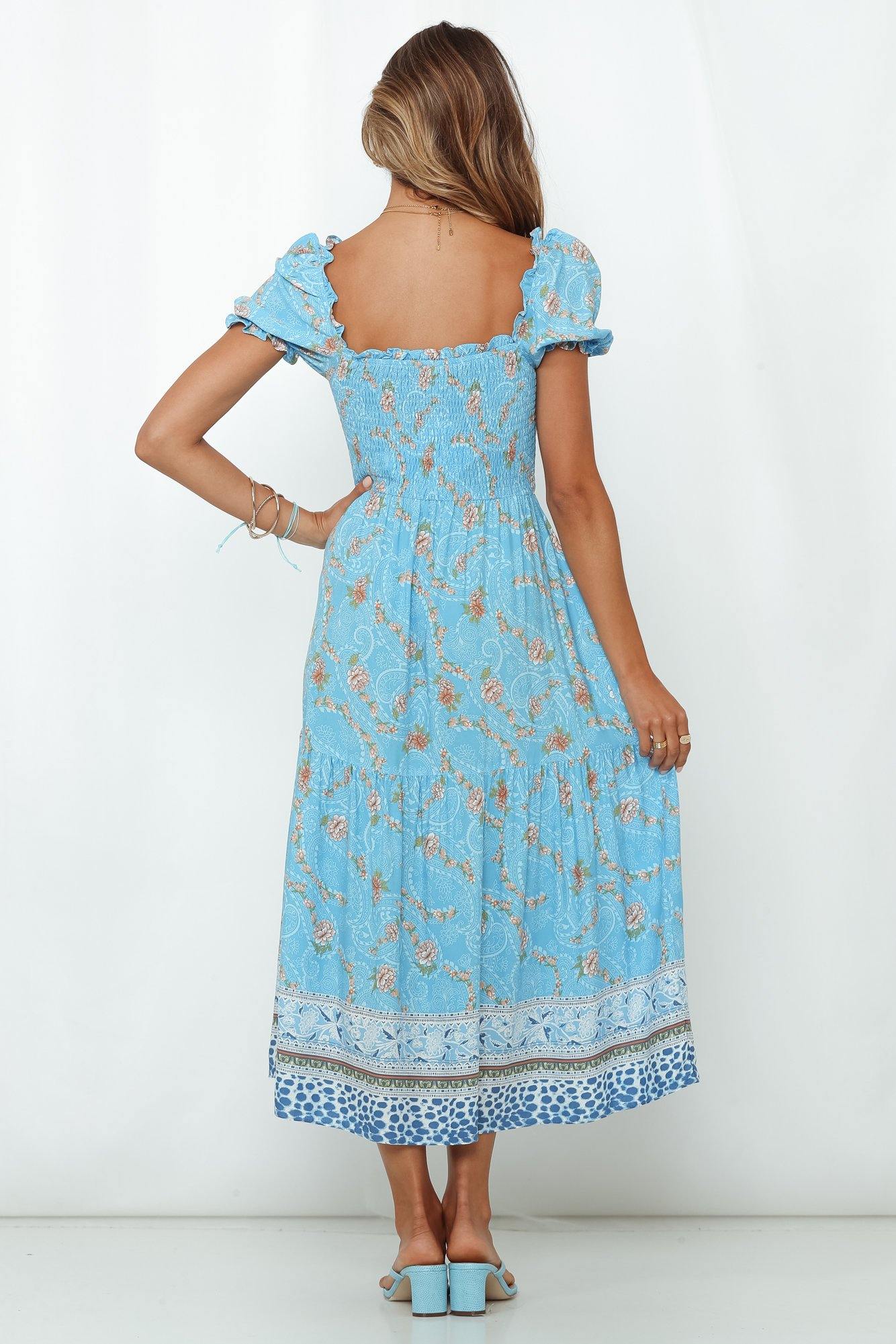 Days Like These Midi Dress Blue