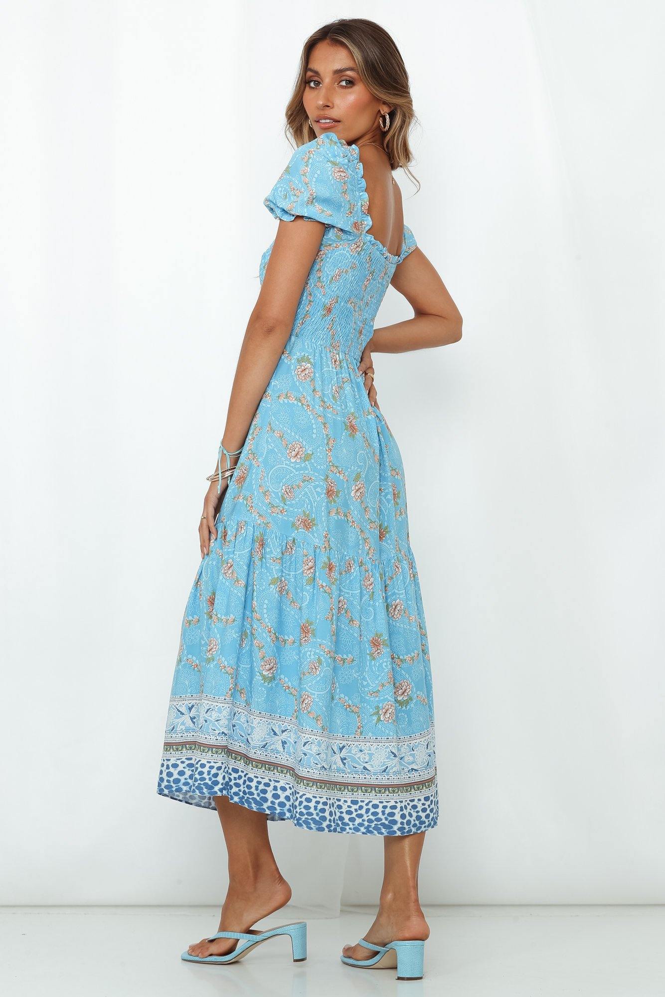 Days Like These Midi Dress Blue