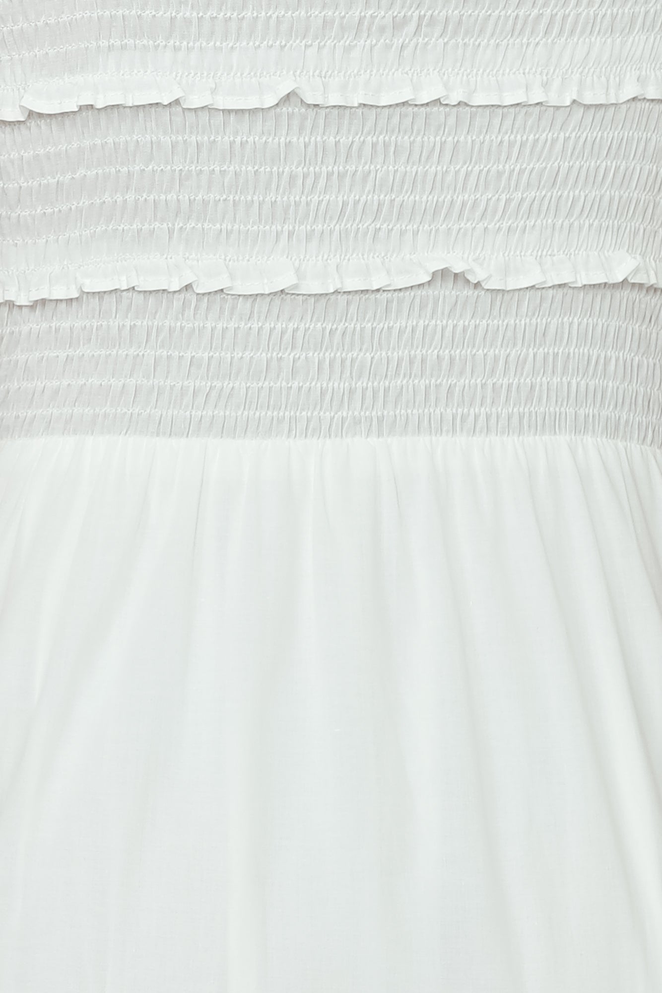 Let Me Fall In Love Midi Dress White