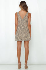 By The Book Dress Beige