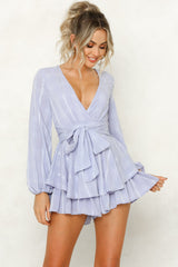 Must Be Lonely Now Romper Lavender