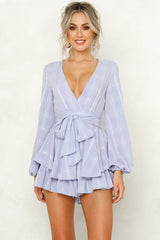 Must Be Lonely Now Romper Lavender
