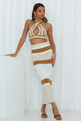 Love These Vibes Crop Camel