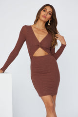 As If Its Your Last Dress Brown