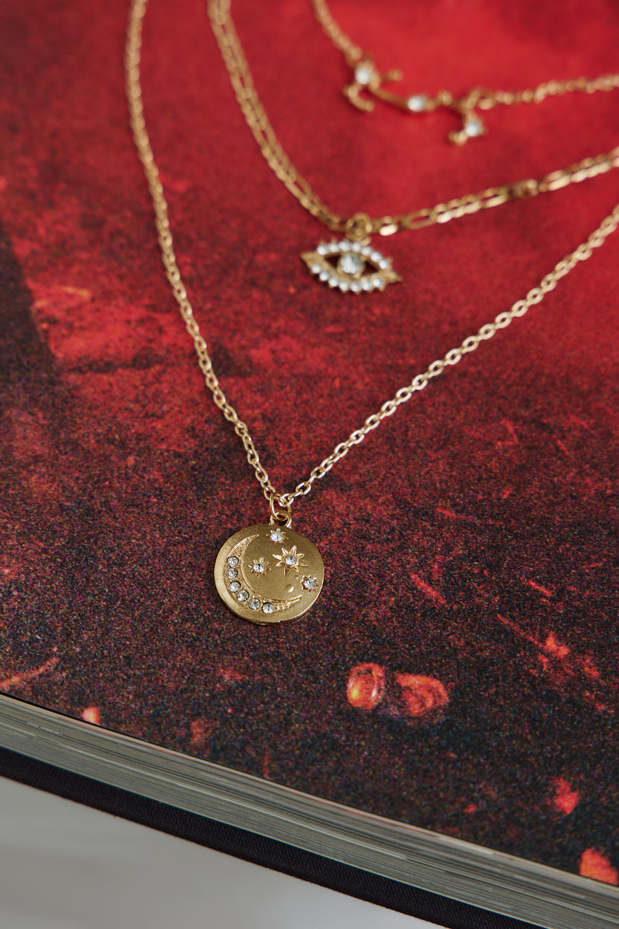 New Attraction Necklace Gold