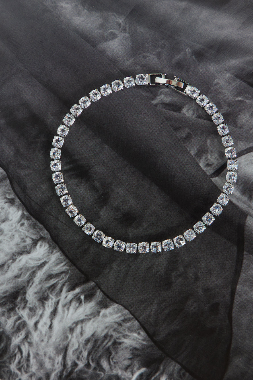 Cubic Zirconia Pearly Start Bracelet